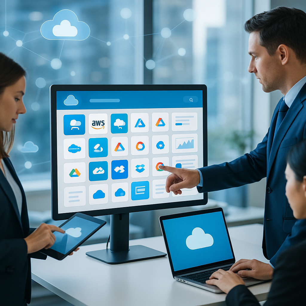 Partner-Ökosystem DACH – B2B-Team arbeitet an Cloud-Marktplatz-Strategie. B2B-Team arbeitet an Cloud-Plattform mit Partnerintegrationen und digitalen Ökosystemen